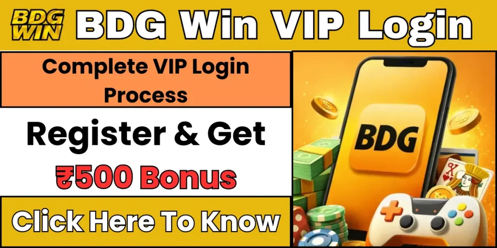 BDG Win VIP Login
